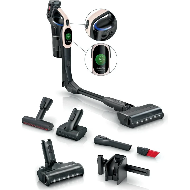 Bosch Akku-Staubsauger Unlimited 10 BKS1041RHF rosé