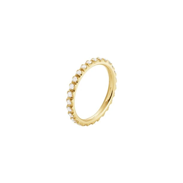 Georg Jensen Signature 18K Goldring mit Diamanten