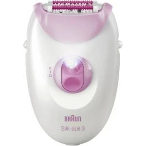 Braun Silk-épil 3-000 Epilierer, Weiß/Lila