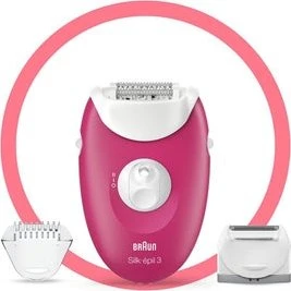 Braun Silk-épil 3 3-276 Epilierer, Himbeere