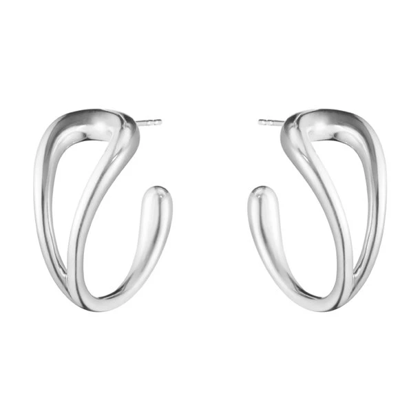 Jacqueline Rabun Mercy Swirl Silber Ohrringe