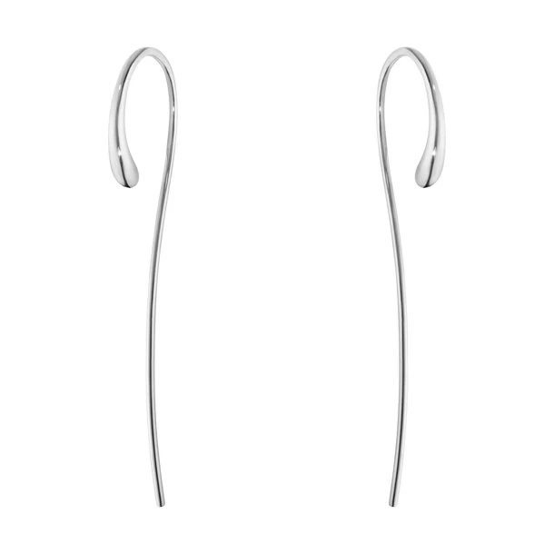 Georg Jensen Mercy Silber Ohrringe 50 mm