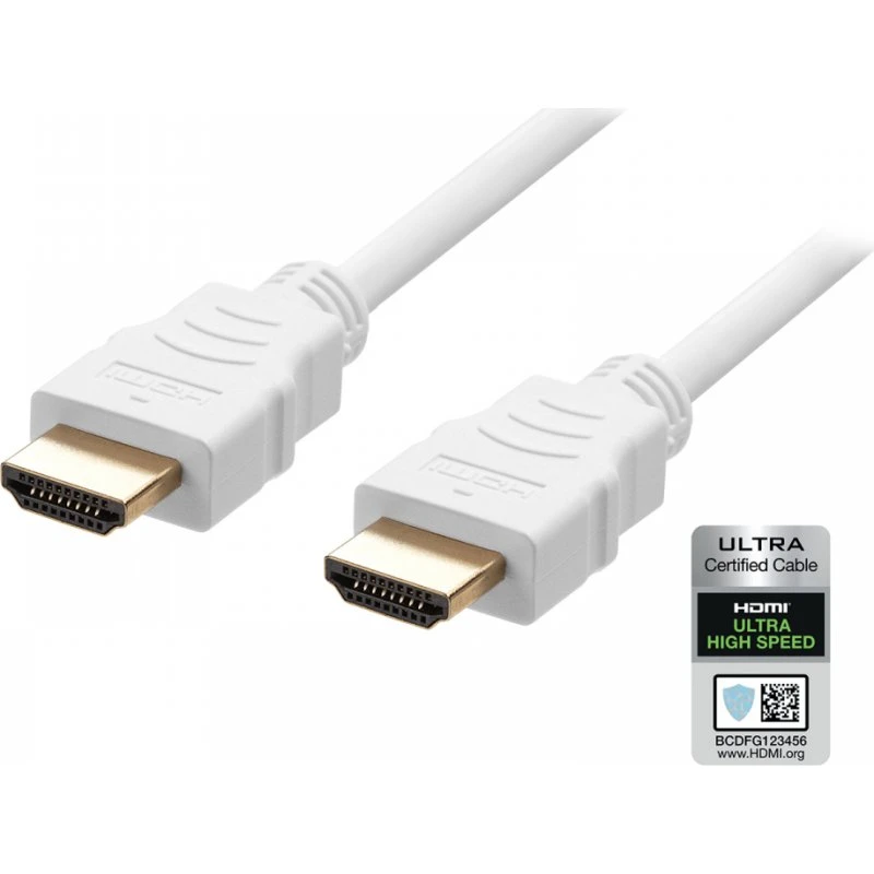 deltaco ULTRA High Speed HDMI-Kabel 1m weiß
