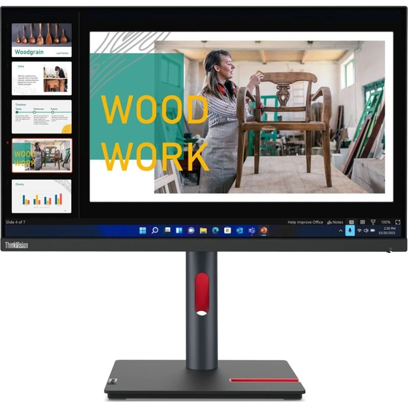Lenovo ThinkVision P24q-30 23,8" QHD IPS Schwarz