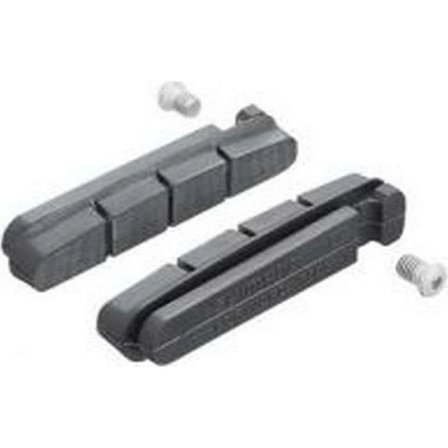 Shimano R55C+1 Bremsgummi Paar + Schrauben