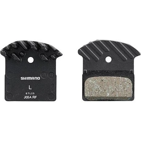 Shimano J05A Resin Scheibenbremsbeläge mit Kühlrippen