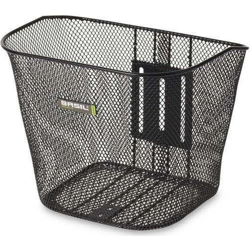 Basil VR Korb Bremen schwarz mit Halter