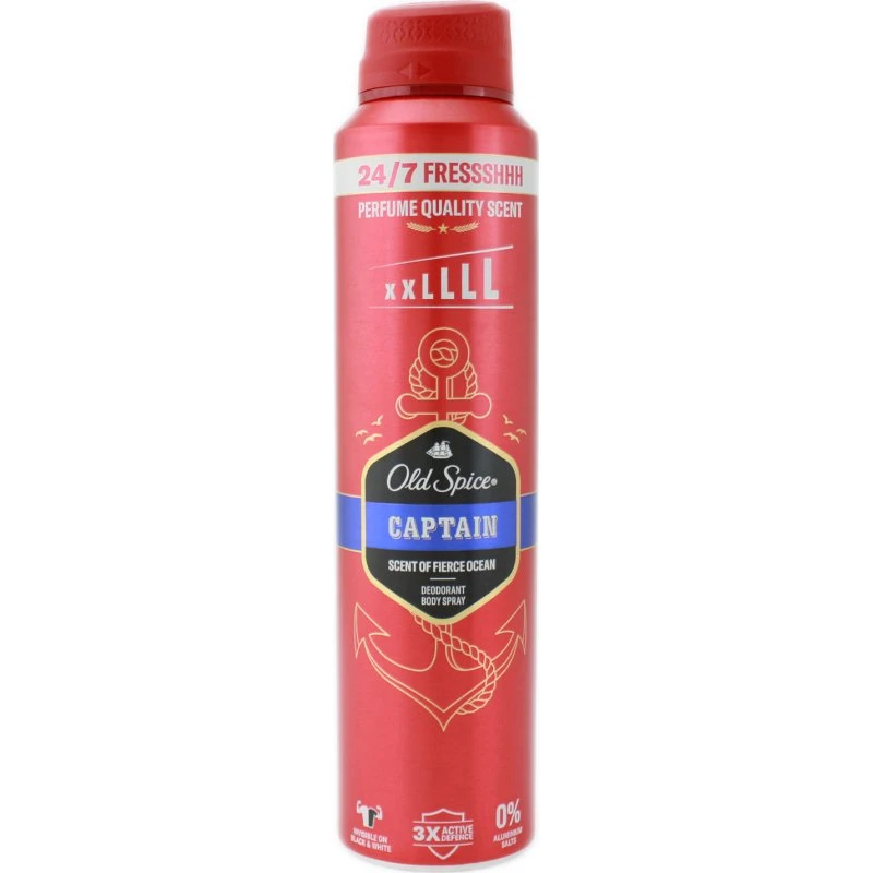 Old Spice Captain Deodorant Spray 250ml