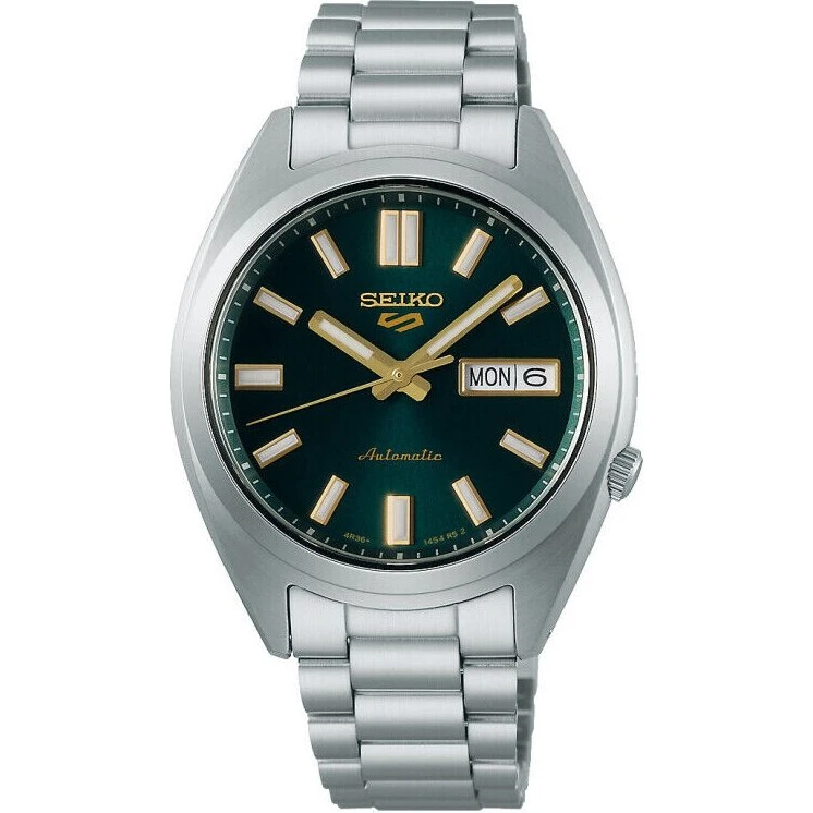 Seiko 5 SNXS SRPL57K1 Vintage Gold, grünes Zifferblatt