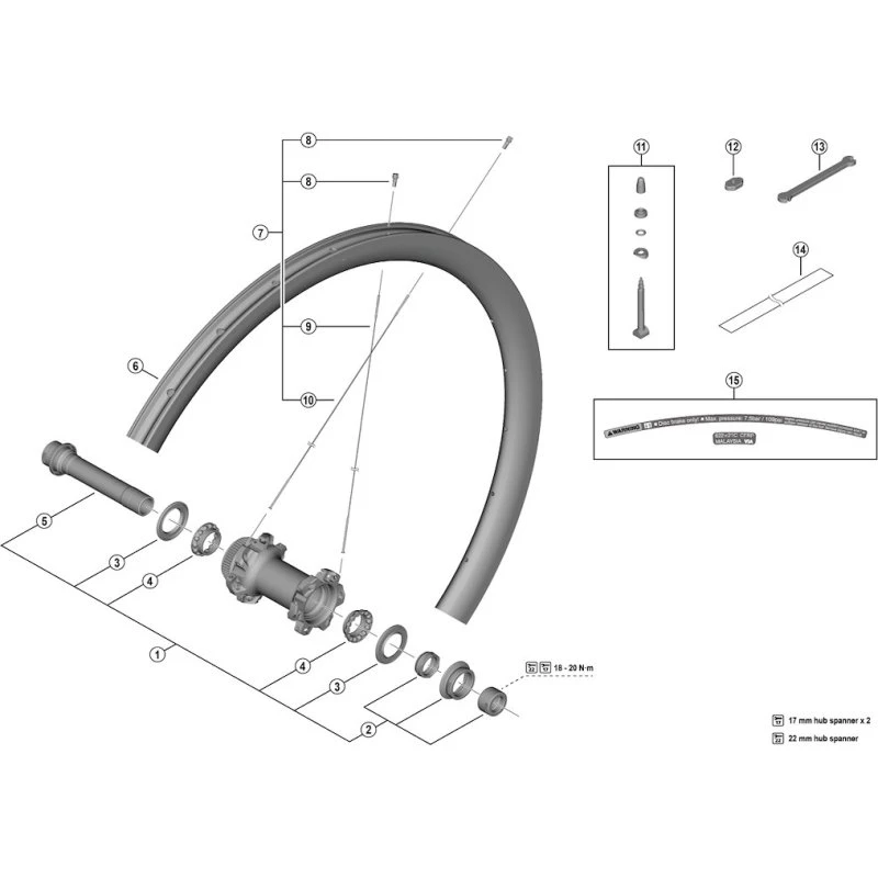 Shimano Dura-Ace Ventileinheit WH-R9270-C36 für vord. & hint. Laufrad