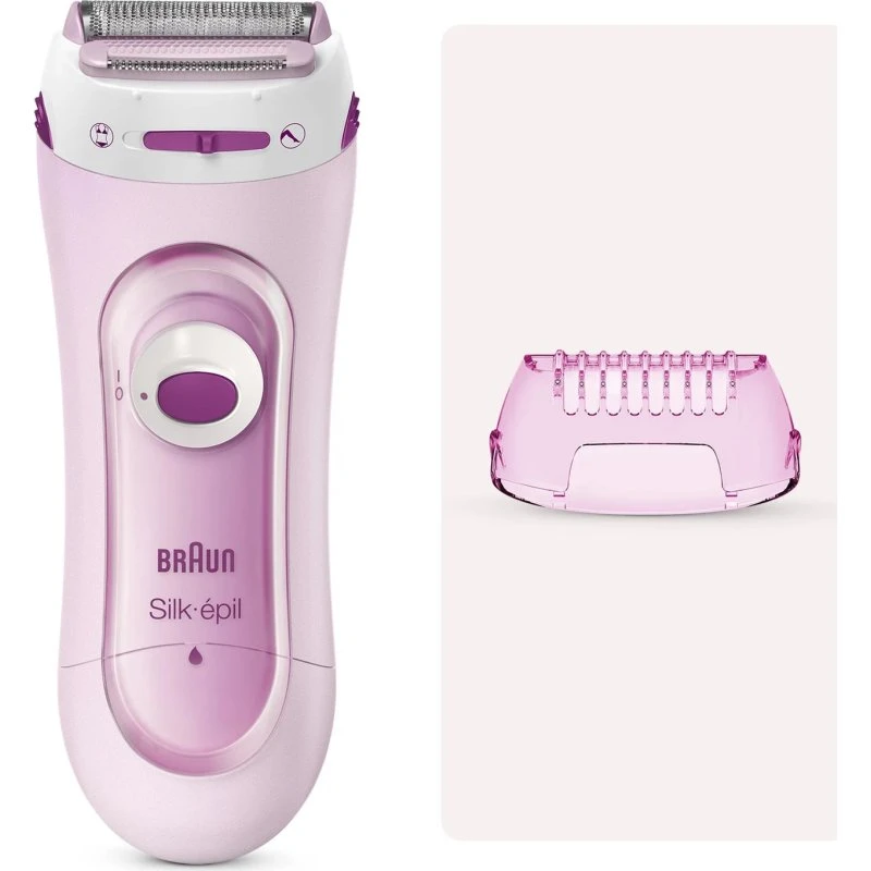 Braun Silk-épil LS5100 Ladyshaver & Trimmer, Pink