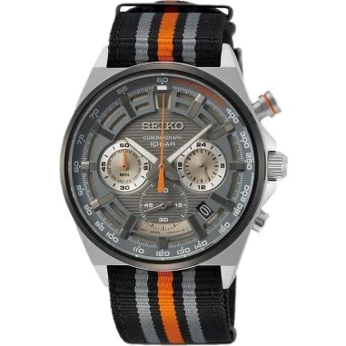 Seiko SSB403P1 Herren-Chronograph, Quarz, Edelstahl, grau