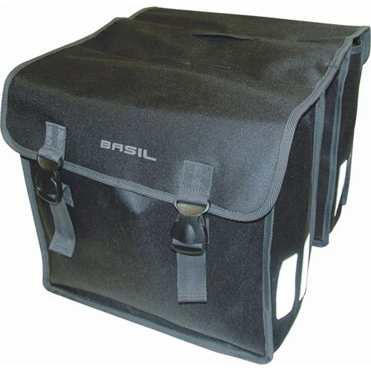 Basil Mara XL Doppeltasche schwarz 35L