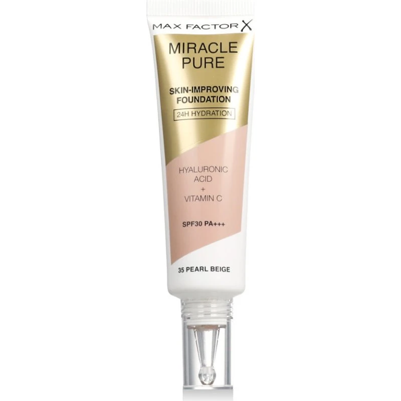 Max Factor Miracle Pure Foundation SPF 30 35 Pearl Beige 30 ml