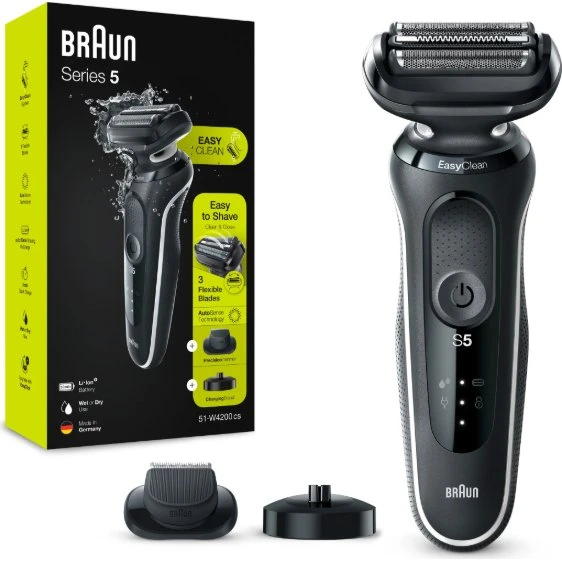 Braun Series 5 51-W4200cs Elektrorasierer mit EasyClean