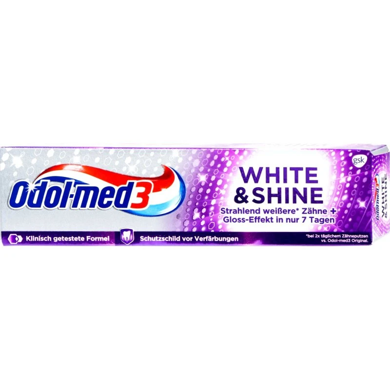 Odol-med3® White & Shine Zahncreme 75 ml