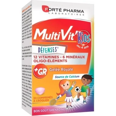Forté Pharma MultiVit'Kids Défenses 30 Kautabletten