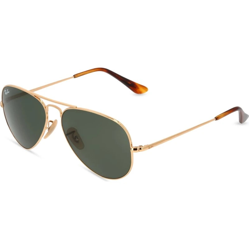 Ray-Ban Aviator Metal II RB3689 Gold/Grün