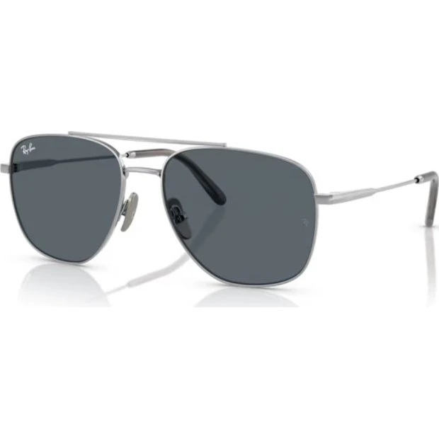 Ray-Ban William Titanium RB 8097 Silber/Blau
