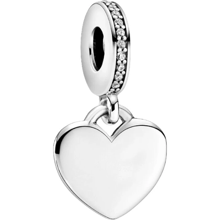 Pandora Engravable Heart Tag Dangle Charm 798761C01