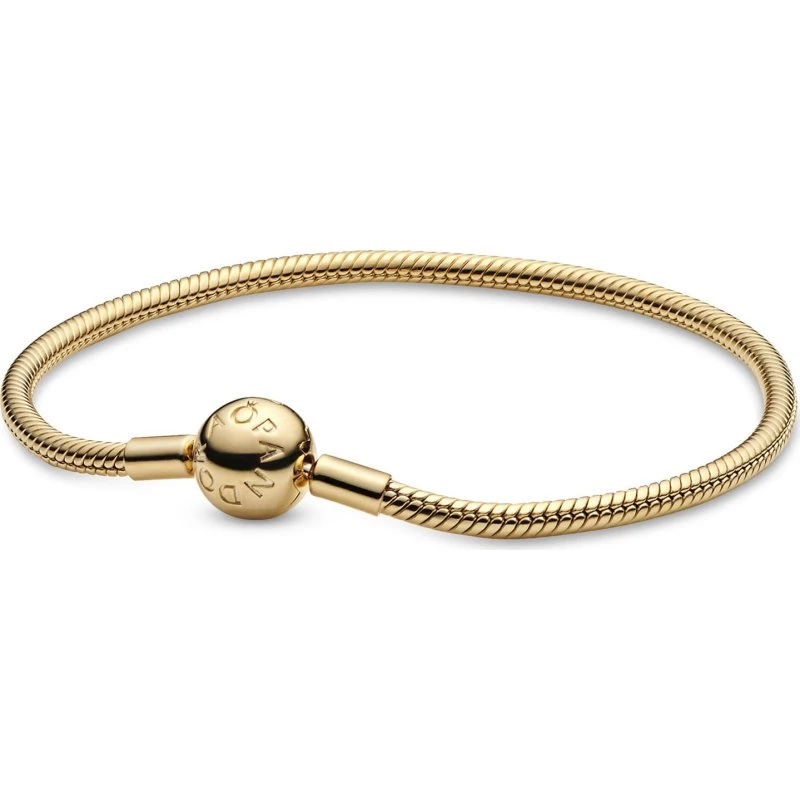 Pandora 568748C00 Schlangenarmband Goldfarben 18 cm