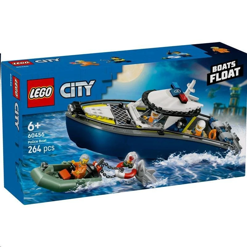 LEGO® City 60456 Verfolgungsjagd im Polizeiboot