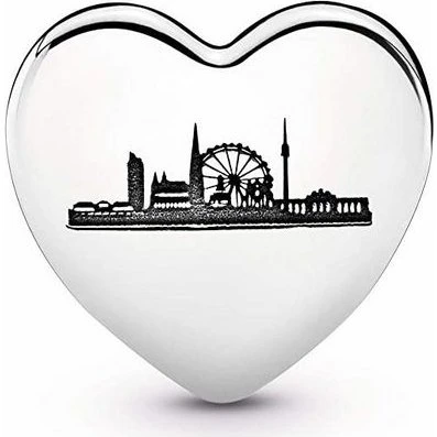 Pandora Herz Wien Skyline Sterling Silber 792015_E037