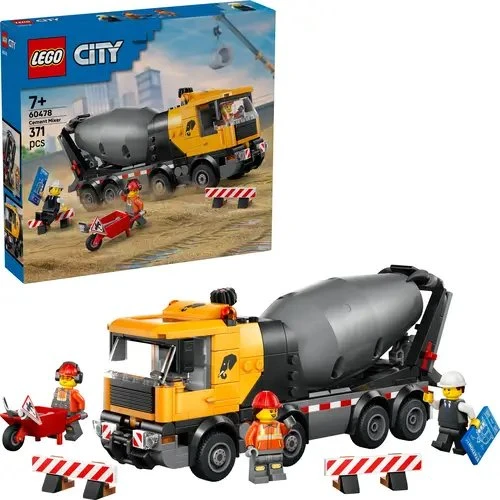 LEGO® City 60478 Betonmischer (ab 7, 371 Teile)