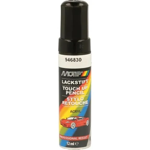 MOTIP Autolack Acryl 946830 schwarz glänzend 12 ml