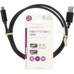 Nedis USB-C auf USB-A Kabel 1m, 5 Gbps, schwarz