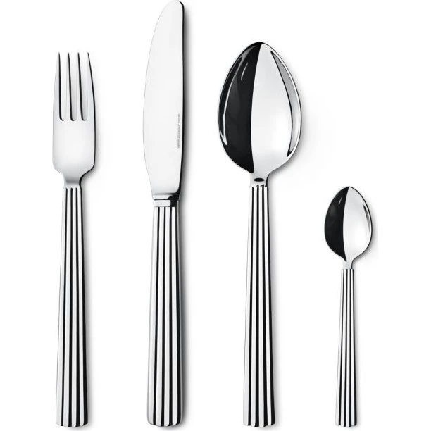 Georg Jensen Bernadotte Besteck Set 4-teilig