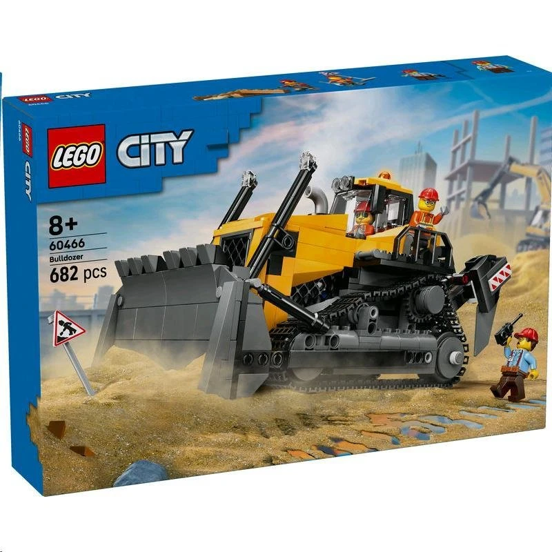LEGO City Gelber Bulldozer 60466, 682 Teile