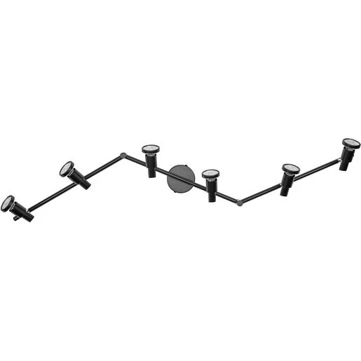 LEDVANCE SPOT BLACK 6 x 3,4W DIM Warmweiß