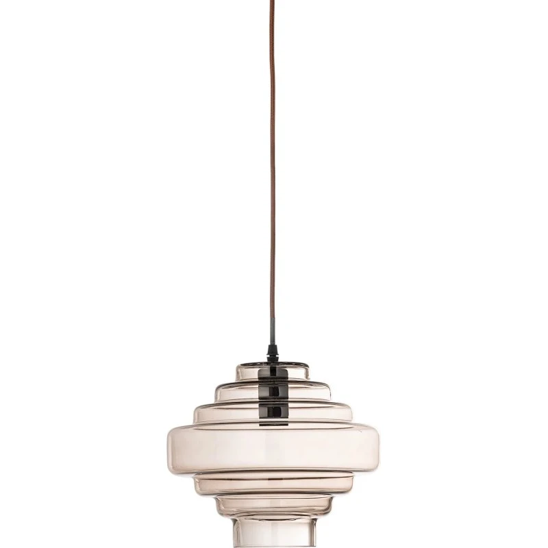 Bloomingville Ilua Hängeleuchte Glas braun 27x23 cm