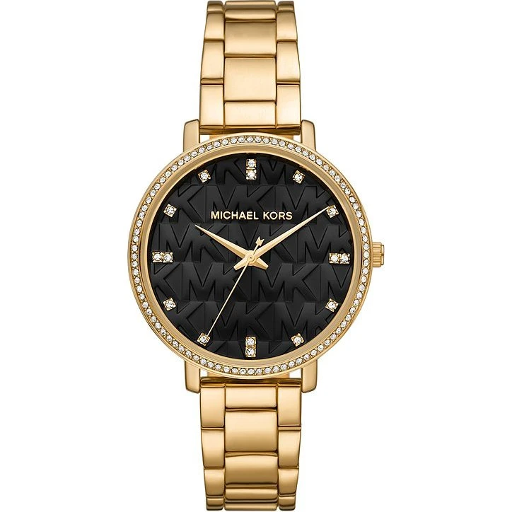 Michael Kors Pyper Damen-Uhr Quarz Edelstahl Gold 38 mm