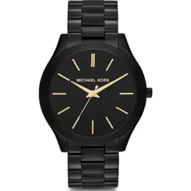 Michael Kors Slim Runway MK3221 Schwarz Edelstahl