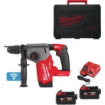 Milwaukee M18ONEFHX-0X Akku-Kombihammer mit 2 Akkus 5,0 Ah