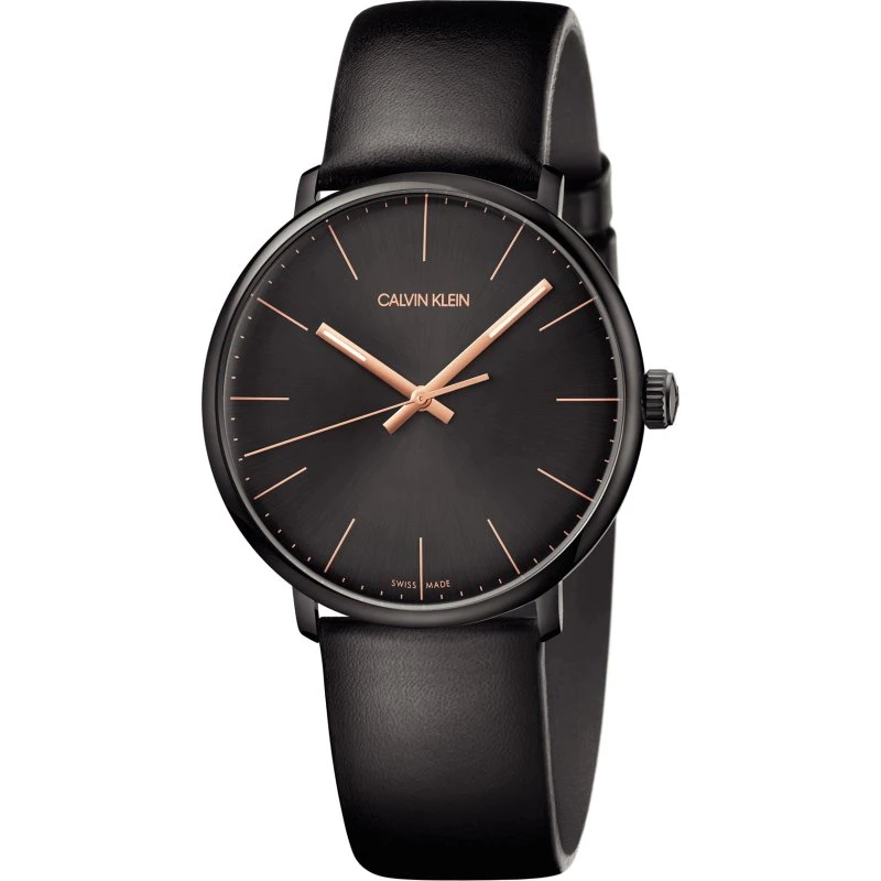 Calvin Klein High Noon Herrenuhr schwarz PVD