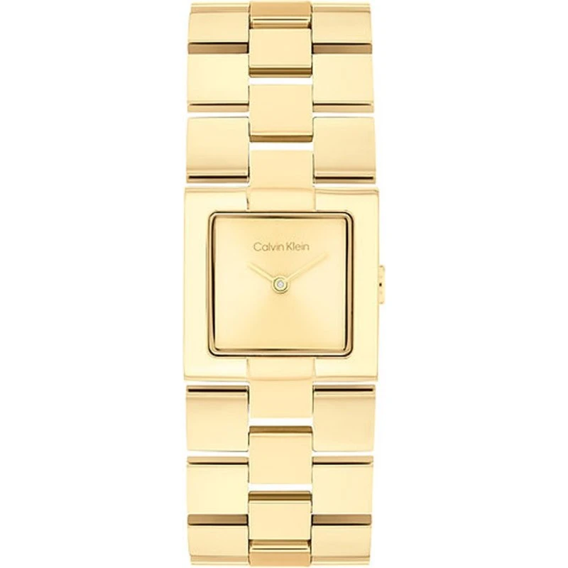 Calvin Klein Meridian Damenuhr 25100088, 22 mm Edelstahl, Silber