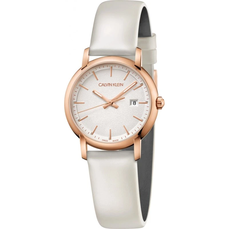 Calvin Klein Established Damenuhr Roségold 32 mm