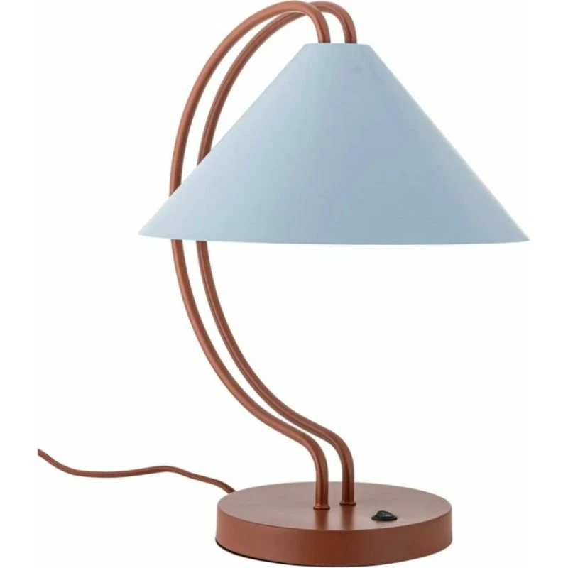 Bloomingville Janya Tischlampe, Ziegelrot, 35 cm