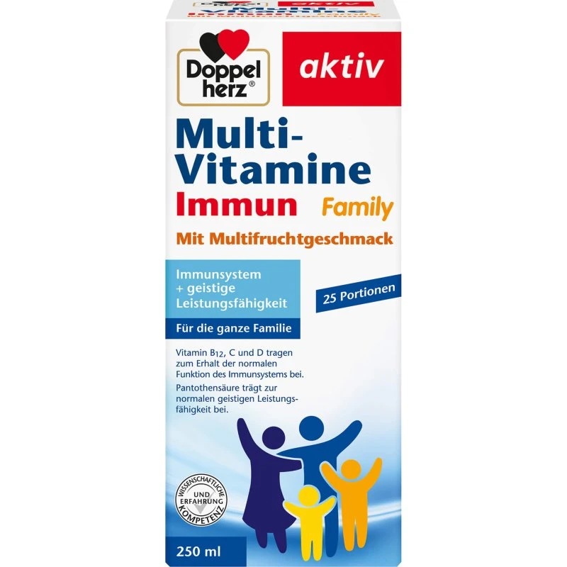 Doppelherz Multi-Vitamine Immun Family, flüssig 250 ml