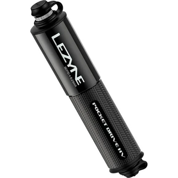 Lezyne Pocket Drive HV Minipumpe Schwarz