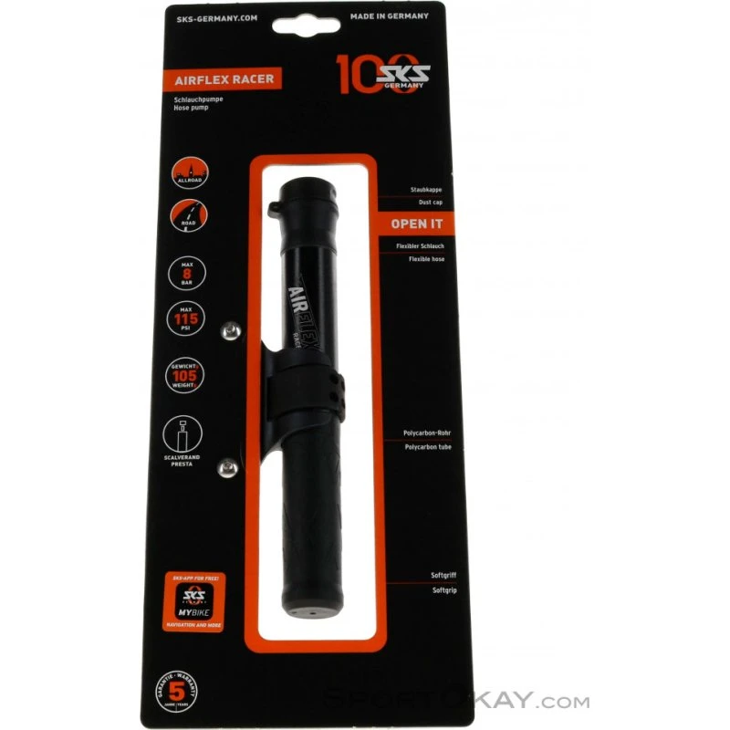 SKS Airflex Racer Black Minipumpe