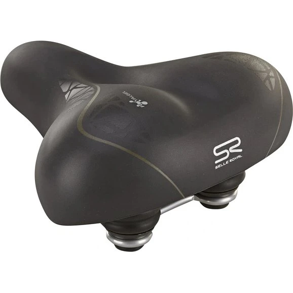 Prophete Touren-City-Sattel schwarz mit Gel-Polsterung