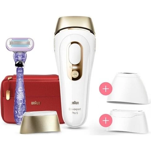 Braun Silk-expert Pro 5 PL5267 IPL Epilierer Gold/Weiß