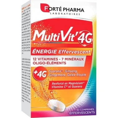 Forté Pharma MultiVit'4G Energie 30 Brausetabletten
