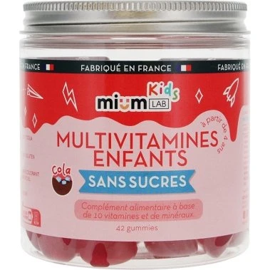 Mium Lab Multivitamin Kinder Zuckerfrei 42 Gummies