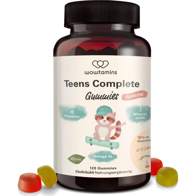 wowtamins Teens Complete Gummies zuckerfrei (120 Stk)