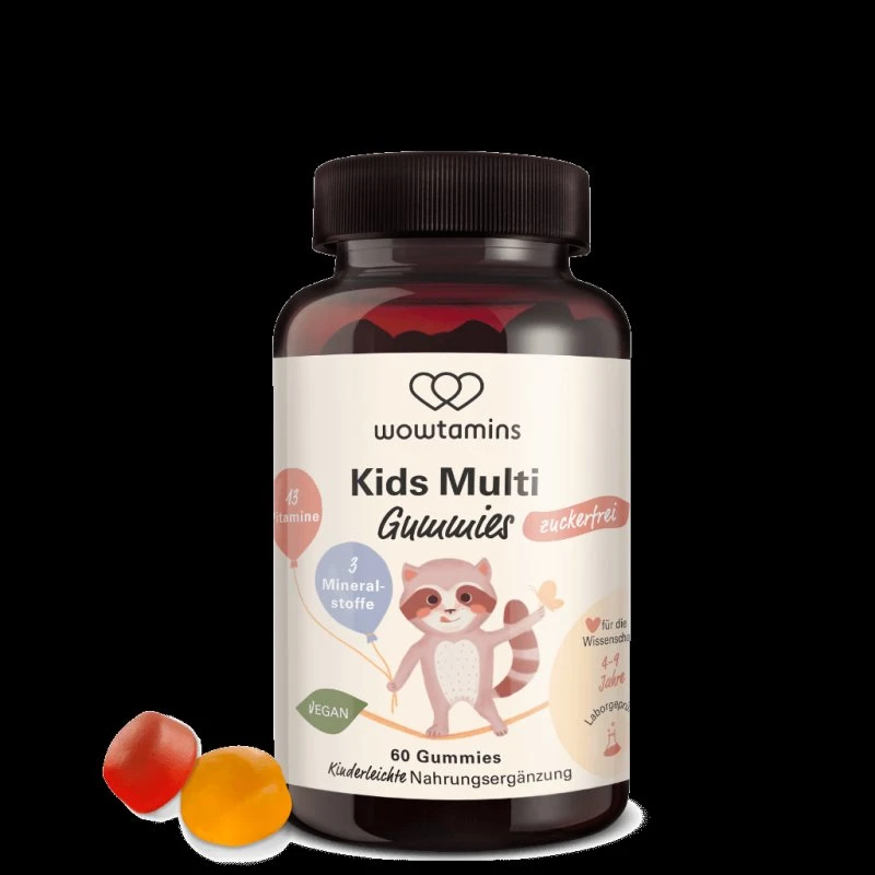 WOWTAMINS Kids Multi Gummies zuckerfrei 60 St
